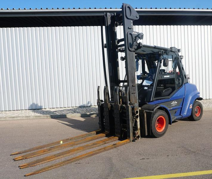 Linde H 80 T/900 EVO 396-03 - Chariot élévateur à gaz: photos 1 Linde H 80 T/900 EVO 396-03 - Chariot élévateur à gaz: photos 1