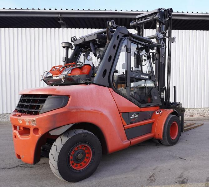 Linde H 80 T/900 EVO 396-03 - Chariot élévateur à gaz: photos 2 Linde H 80 T/900 EVO 396-03 - Chariot élévateur à gaz: photos 2