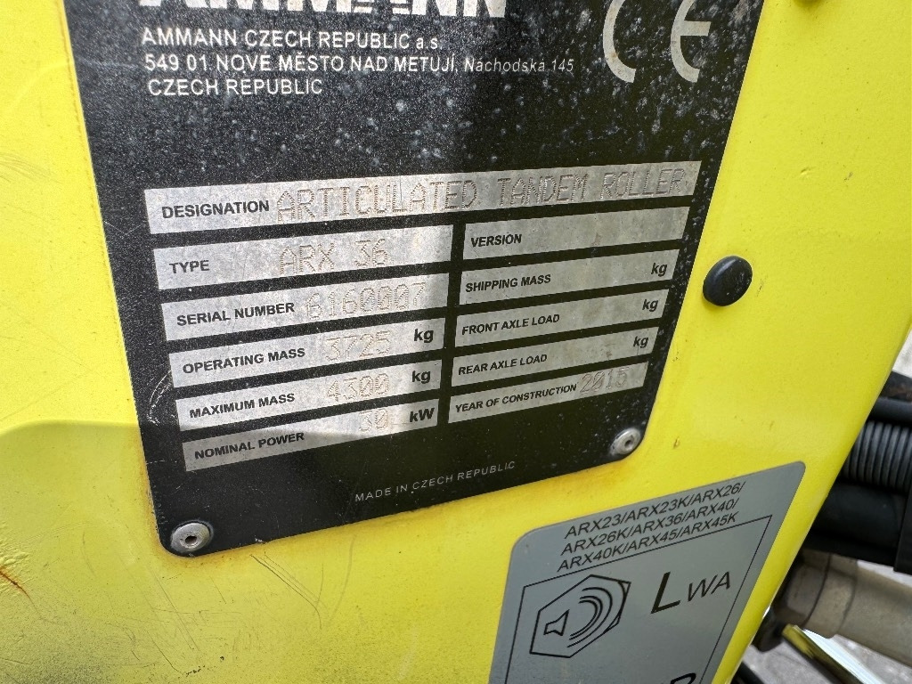 Ammann ARX 36 - Rouleau compresseur: photos 4 Ammann ARX 36 - Rouleau compresseur: photos 4