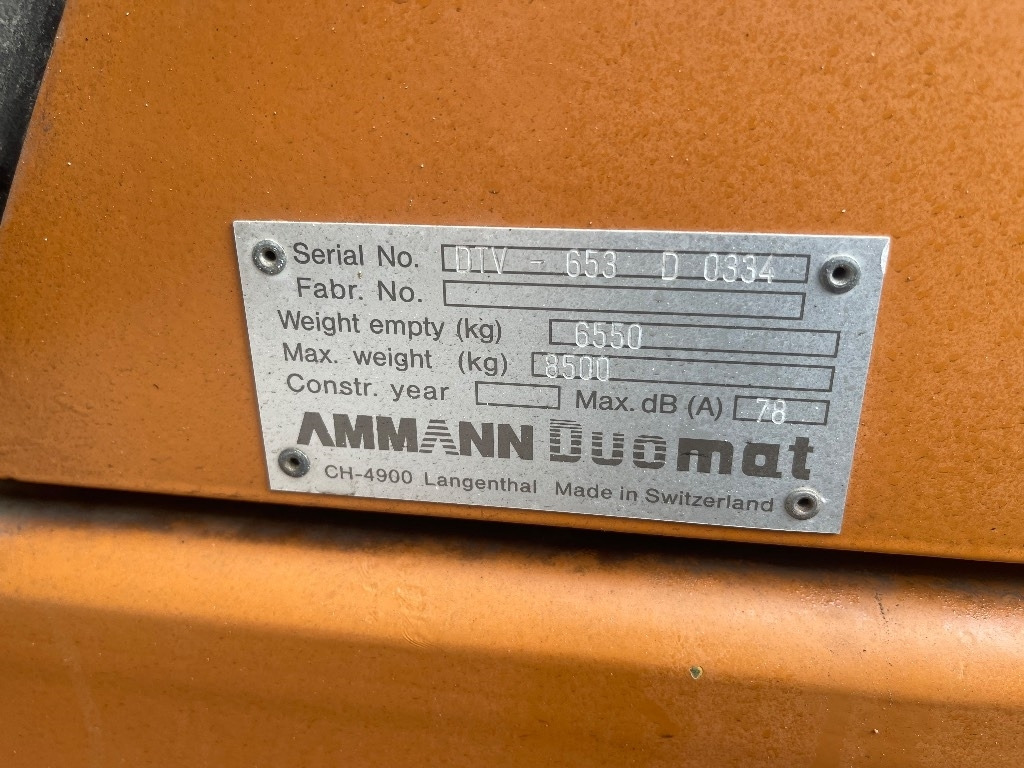 Ammann DTV 653 D - Rouleau compresseur: photos 4 Ammann DTV 653 D - Rouleau compresseur: photos 4