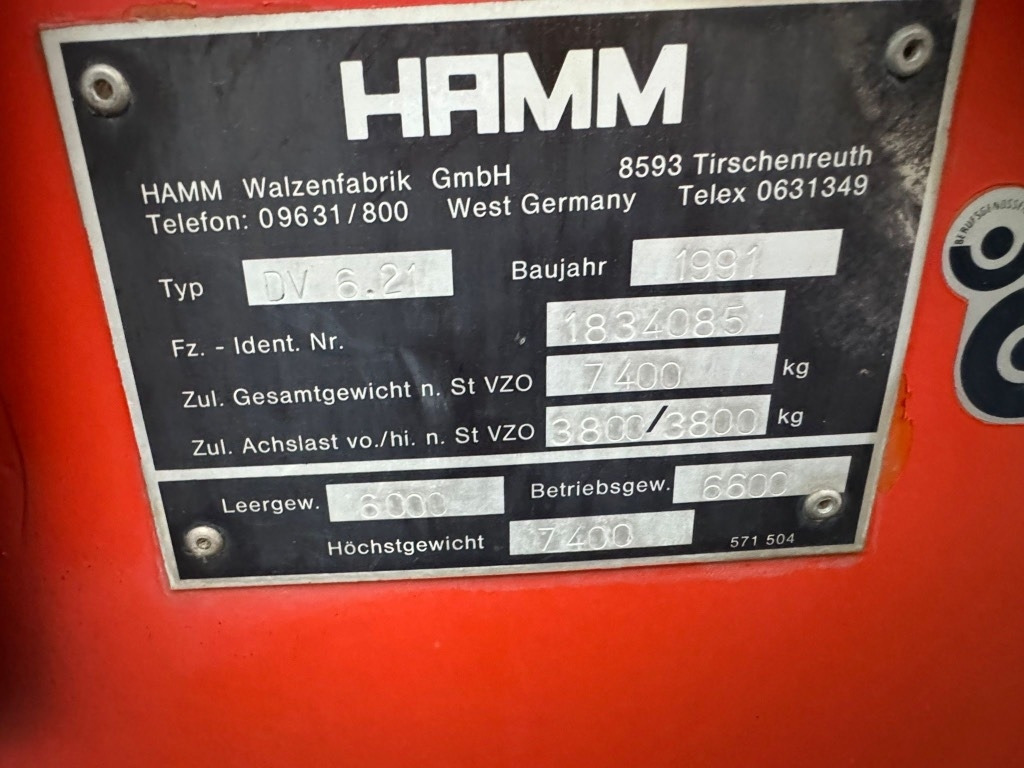 Compacteur mixte Hamm D, 6.21: photos 8