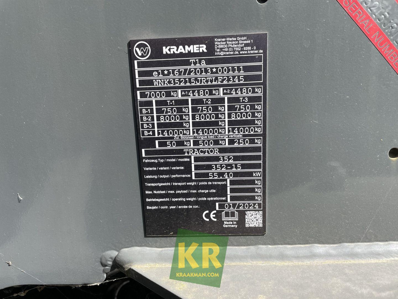 Chargeuse sur pneus télescopique neuf Overig Kramer: photos 9 Chargeuse sur pneus télescopique neuf Overig Kramer: photos 9