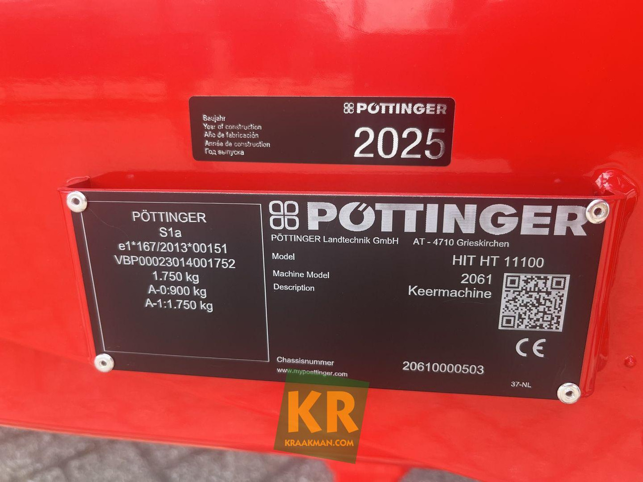 Pottinger HIT HT 11100  - Faneuse: photos 1 Pottinger HIT HT 11100  - Faneuse: photos 1