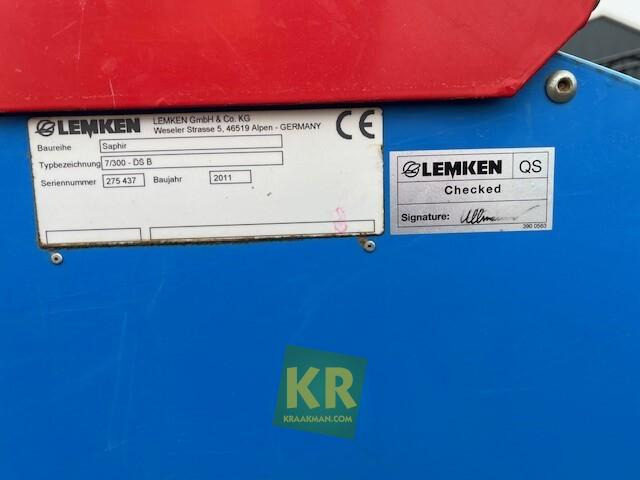 Saphir 7 Lemken - Combiné de semis: photos 4 Saphir 7 Lemken - Combiné de semis: photos 4