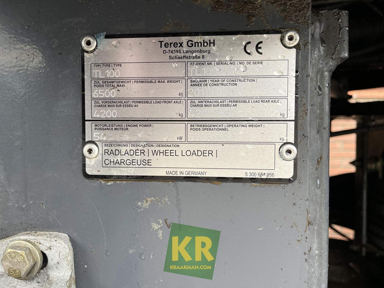 Chargeuse sur pneus Terex TL100: photos 24