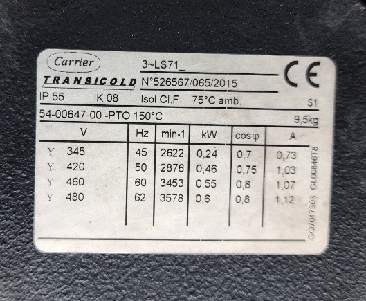 Fan MOTOR, CONDENSER - Ventilateur: photos 2 Fan MOTOR, CONDENSER - Ventilateur: photos 2