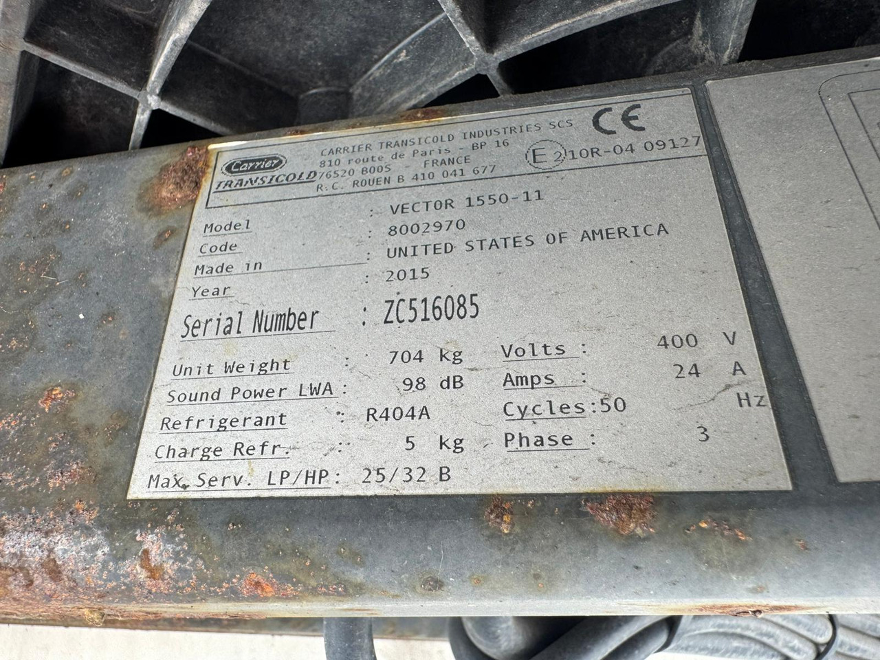 Montracon 2015 Vector 1550 – PCL3035 - Semi-remorque frigorifique: photos 5 Montracon 2015 Vector 1550 – PCL3035 - Semi-remorque frigorifique: photos 5