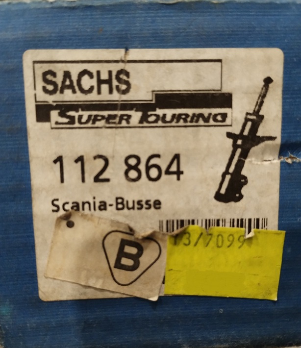 AMORTYZATOR TYLNI SCANIA 3 93 113 112864 SACHS - Amortisseurs: photos 2 AMORTYZATOR TYLNI SCANIA 3 93 113 112864 SACHS - Amortisseurs: photos 2