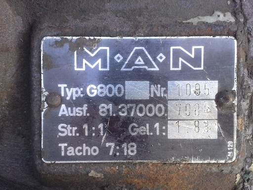 MAN G800 4x4 - Transmission pour Camion: photos 4 MAN G800 4x4 - Transmission pour Camion: photos 4