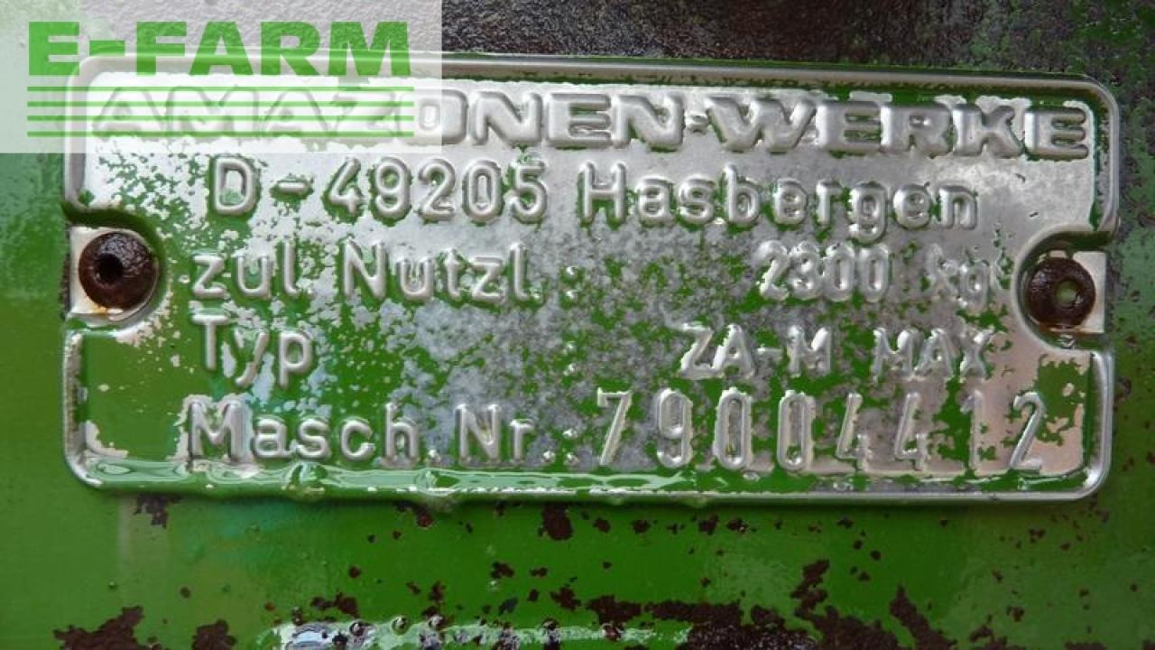Distributeur d'engrais Amazone za-m maxtronic 3000 mit fahrgestell fr 2000: photos 18