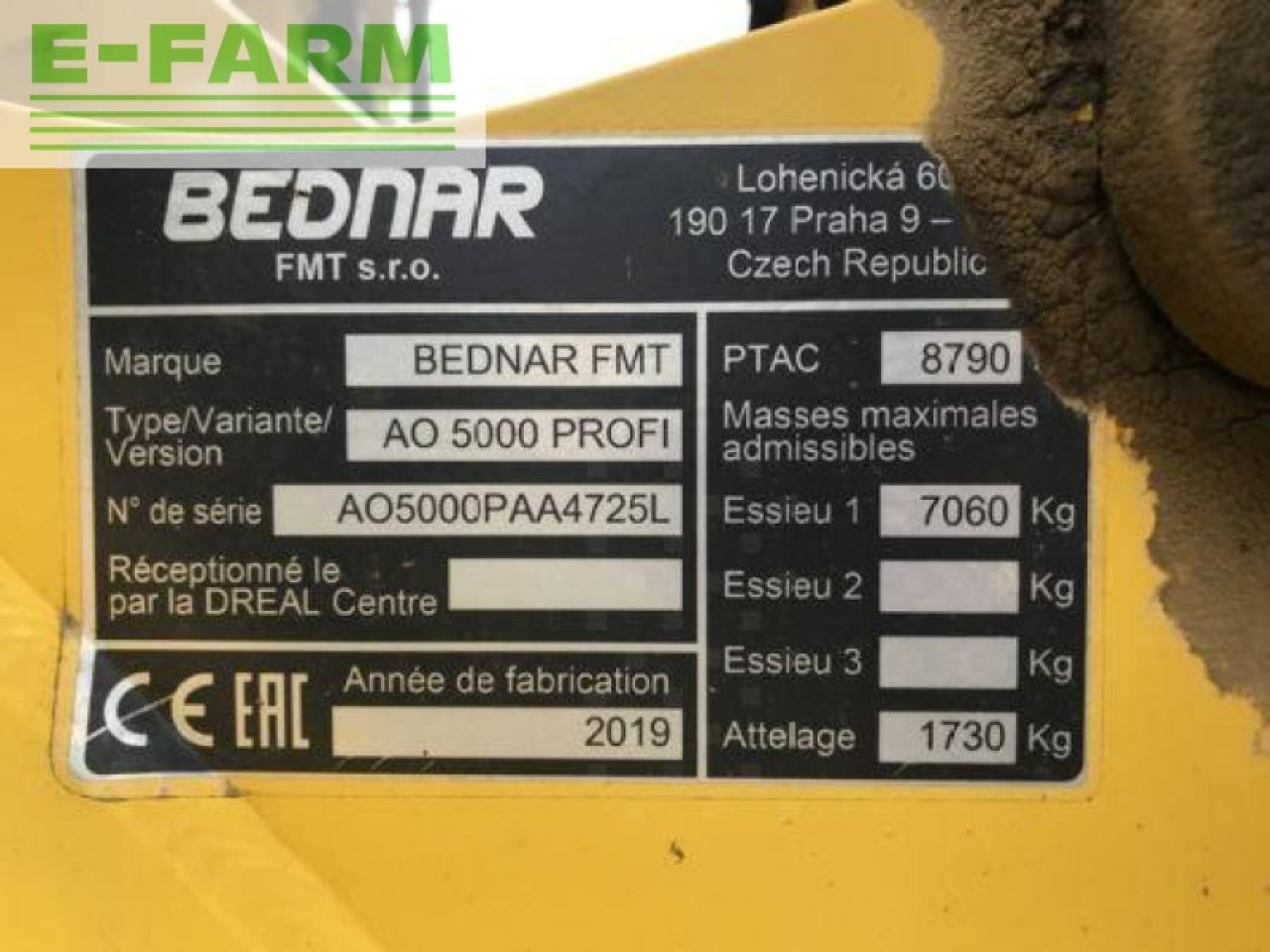 Bednar ao 5000 profi - Bineuse: photos 5 Bednar ao 5000 profi - Bineuse: photos 5