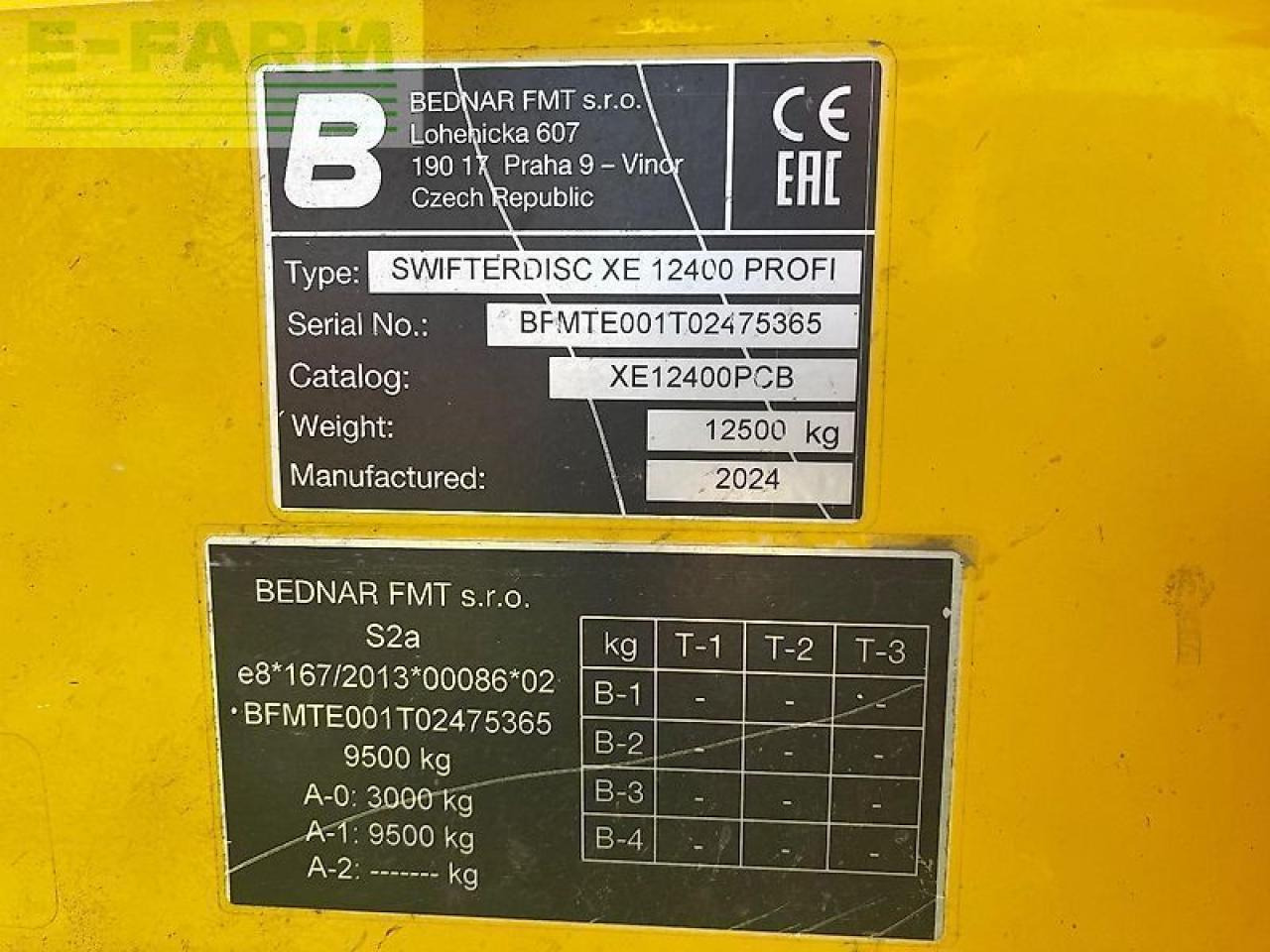 Bednar swiftredisc xe 12400 profi - Cover crop: photos 3 Bednar swiftredisc xe 12400 profi - Cover crop: photos 3