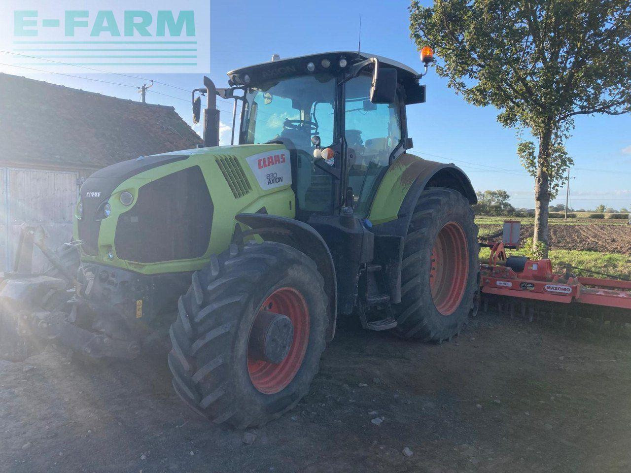 Tracteur agricole CLAAS AXION 830: photos 6