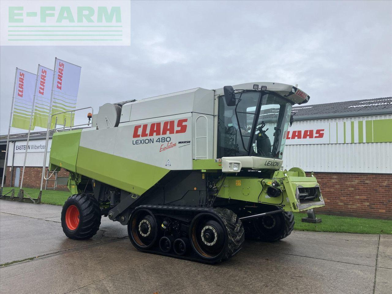 CLAAS LEXION 480 EVOLUTION TT - Moissonneuse-batteuse: photos 1 CLAAS LEXION 480 EVOLUTION TT - Moissonneuse-batteuse: photos 1