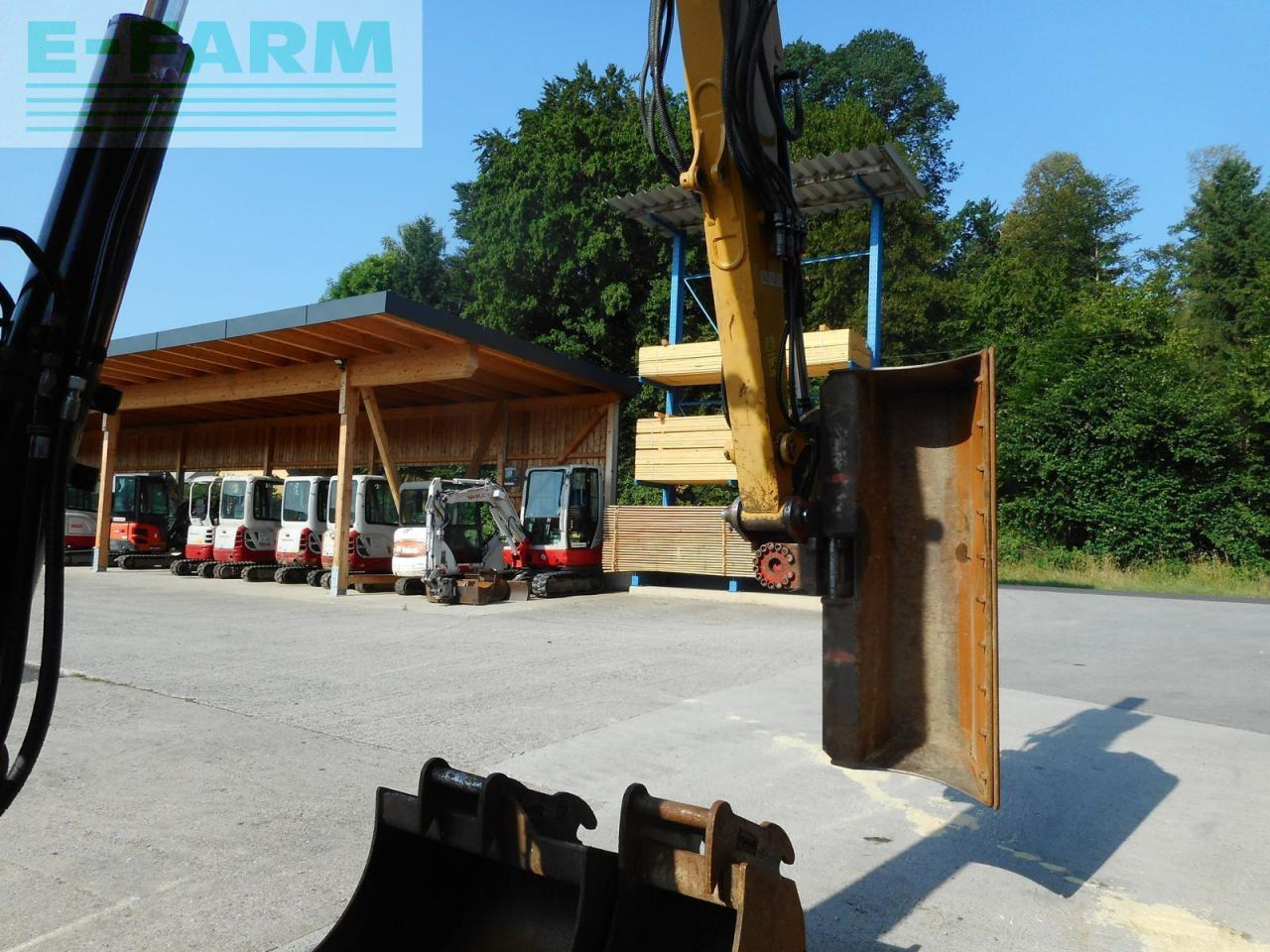 Pelle sur chenille Caterpillar 308cr ( 9t ) powertilt + hydr. sw: photos 17