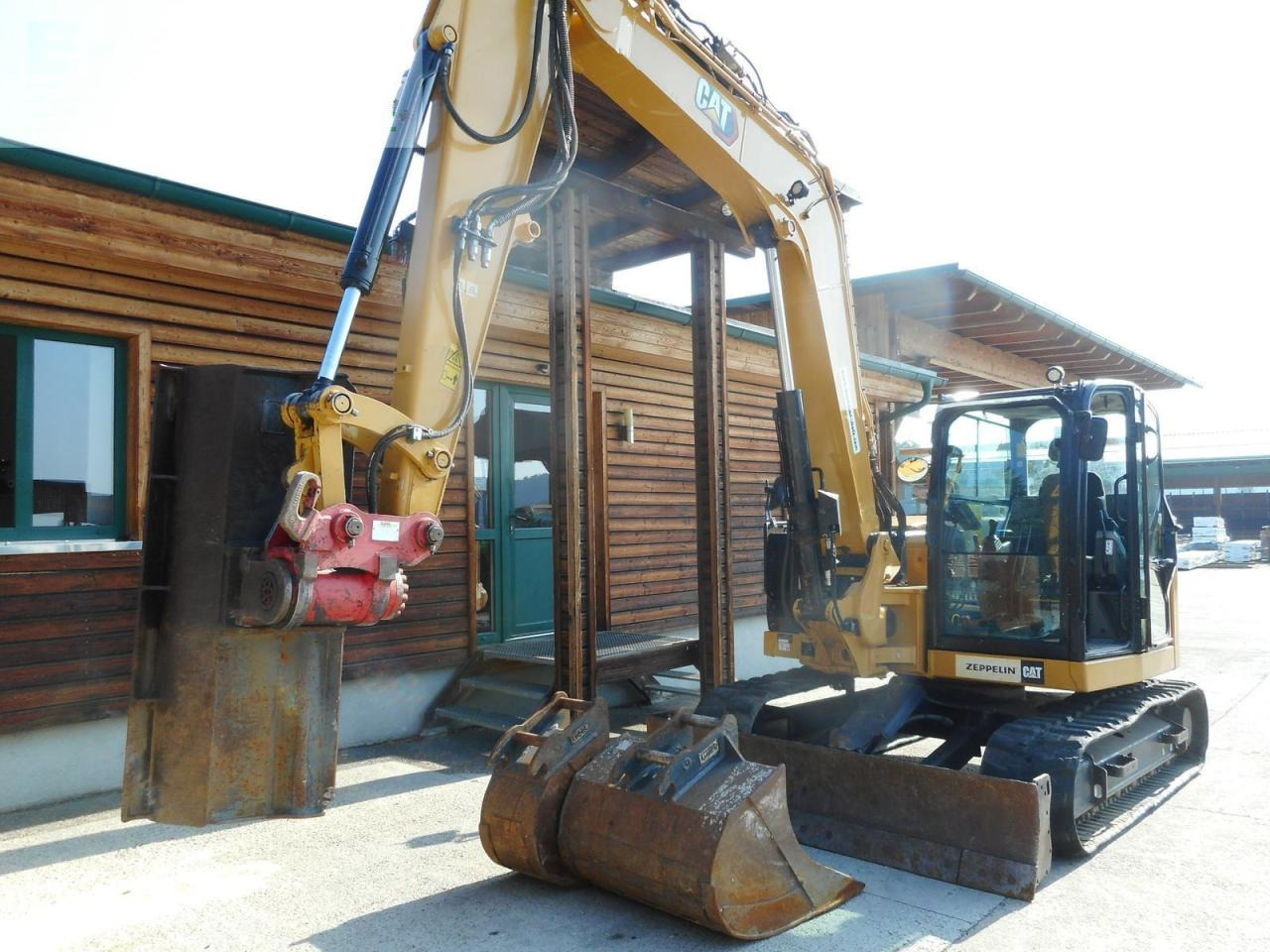 Pelle sur chenille Caterpillar 308cr ( 9t ) powertilt + hydr. sw: photos 14