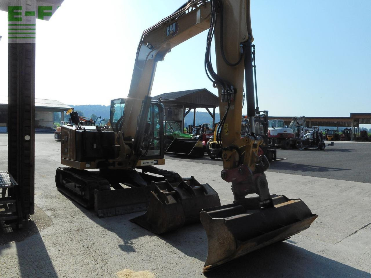 Pelle sur chenille Caterpillar 308cr ( 9t ) powertilt + hydr. sw: photos 6
