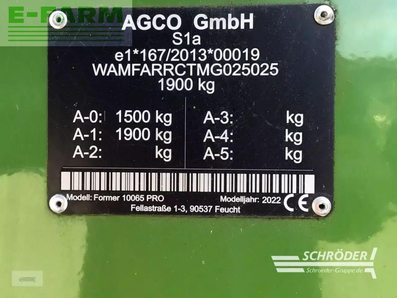 Fendt former 10065 pro - Faneuse: photos 4 Fendt former 10065 pro - Faneuse: photos 4