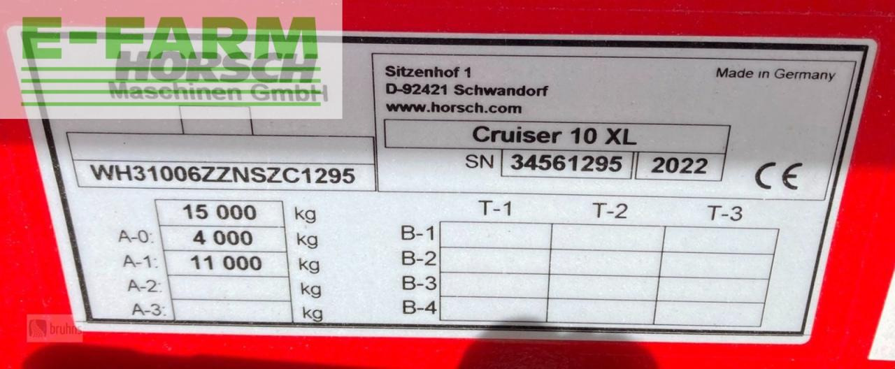 Bineuse Horsch cruiser 10xl - vorführgerät bj. 2022: photos 11