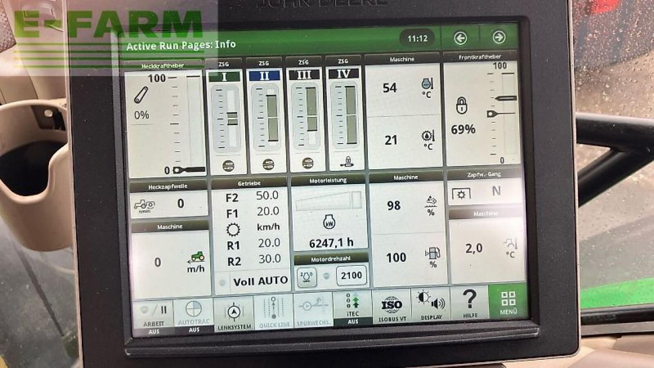 Tracteur agricole John Deere 6175r: photos 11