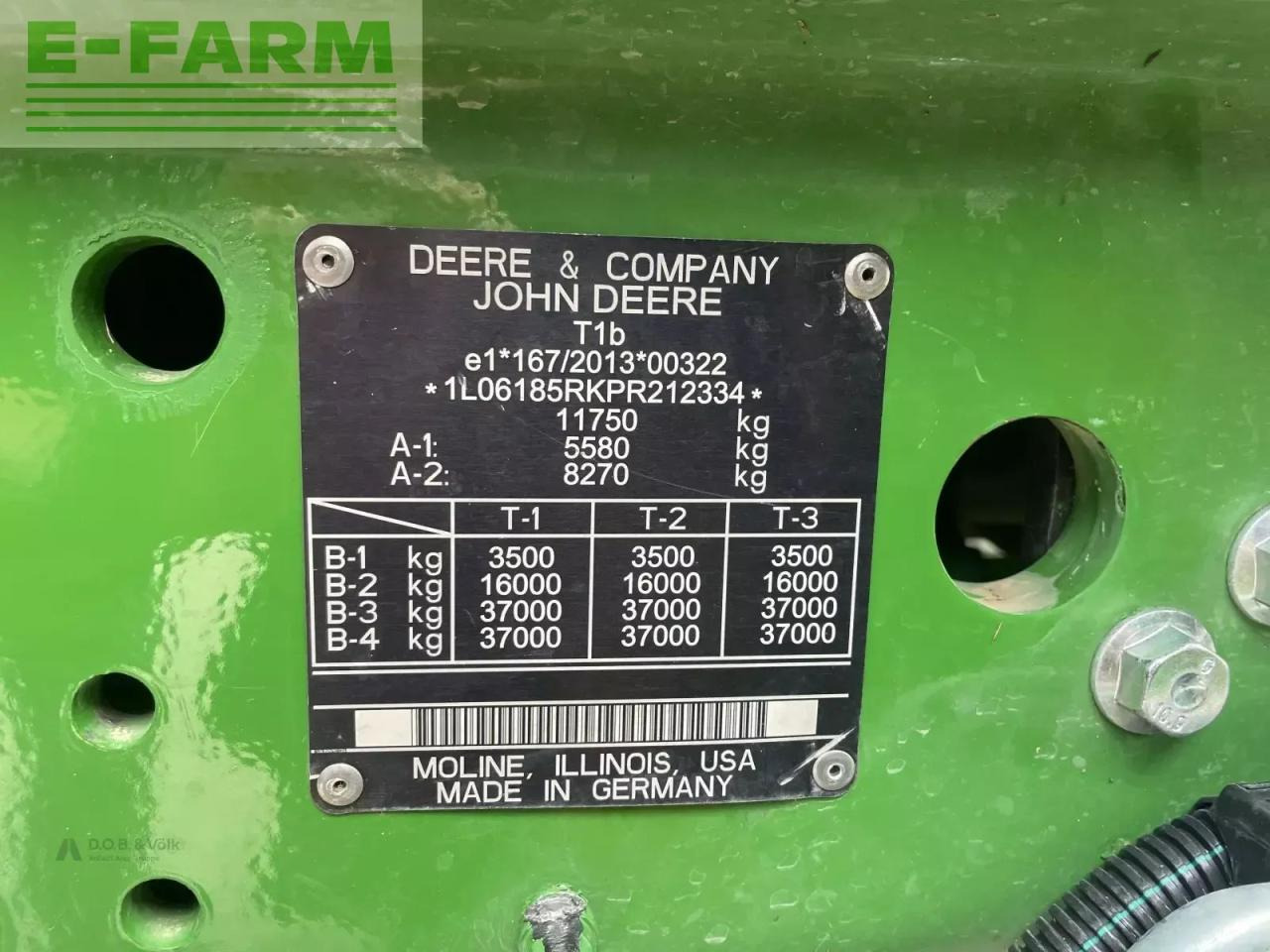 Tracteur agricole John Deere 6r185: photos 23