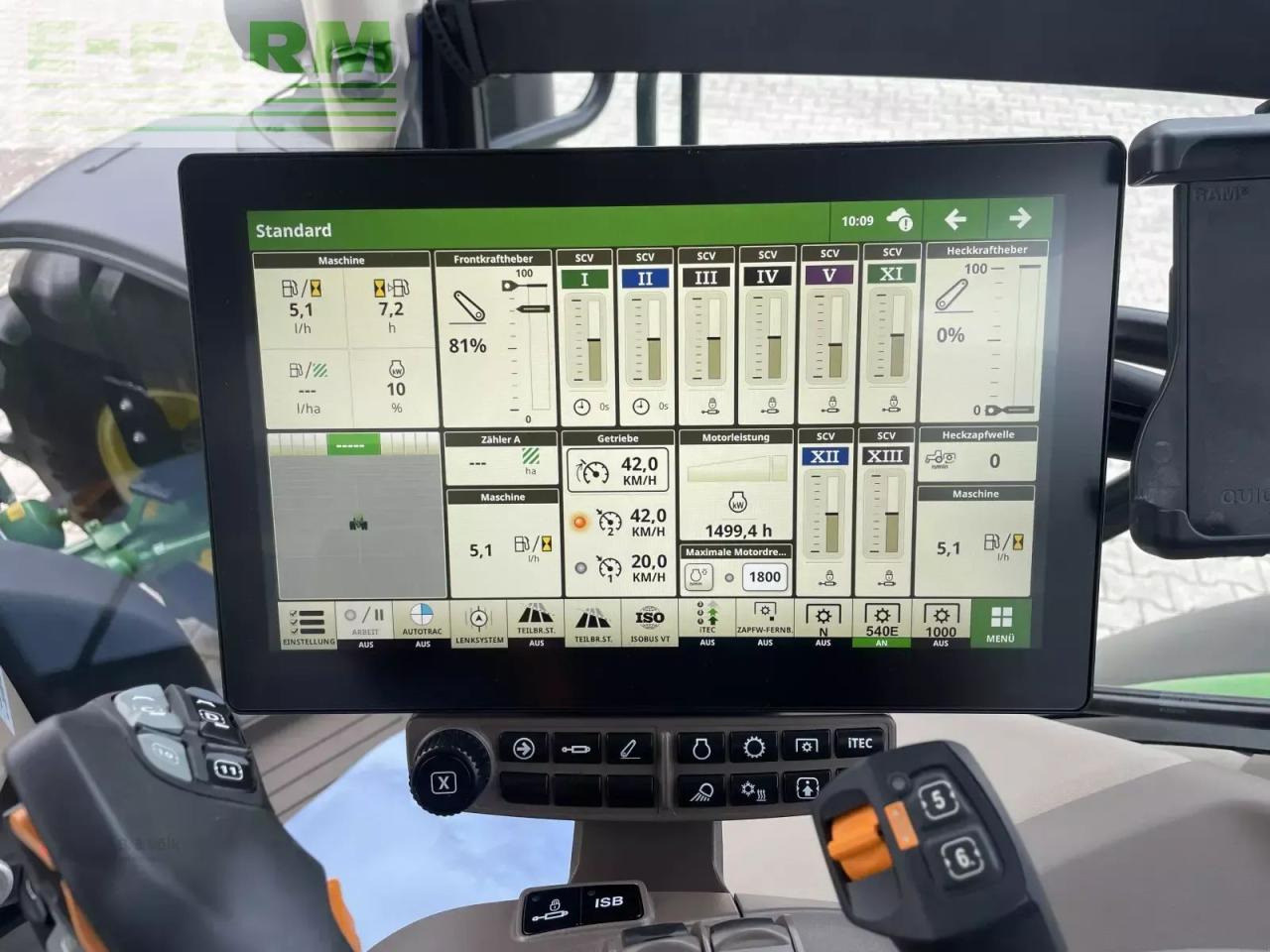 Tracteur agricole John Deere 6r185: photos 14