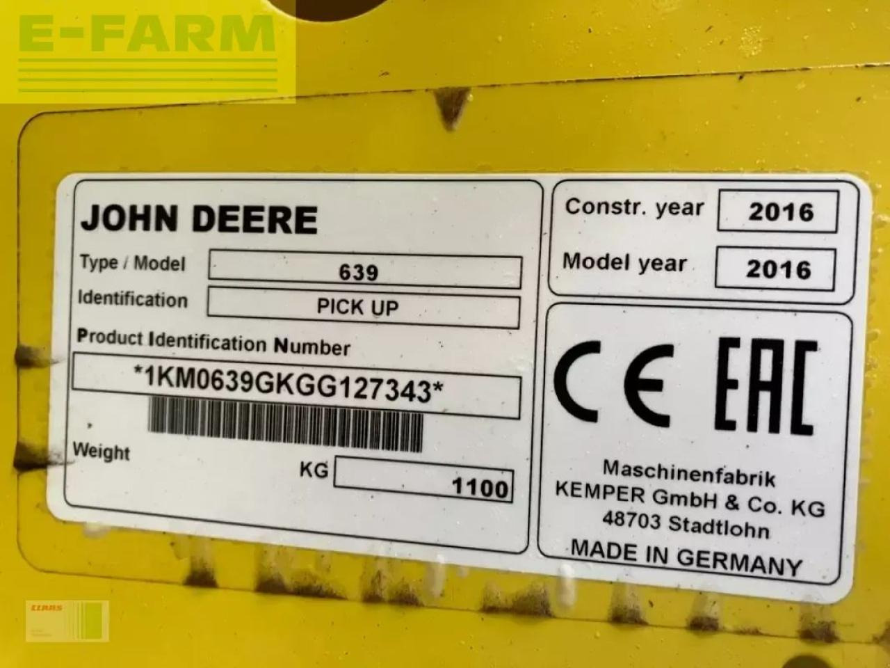 John Deere 8300i - Ensileuse: photos 4 John Deere 8300i - Ensileuse: photos 4