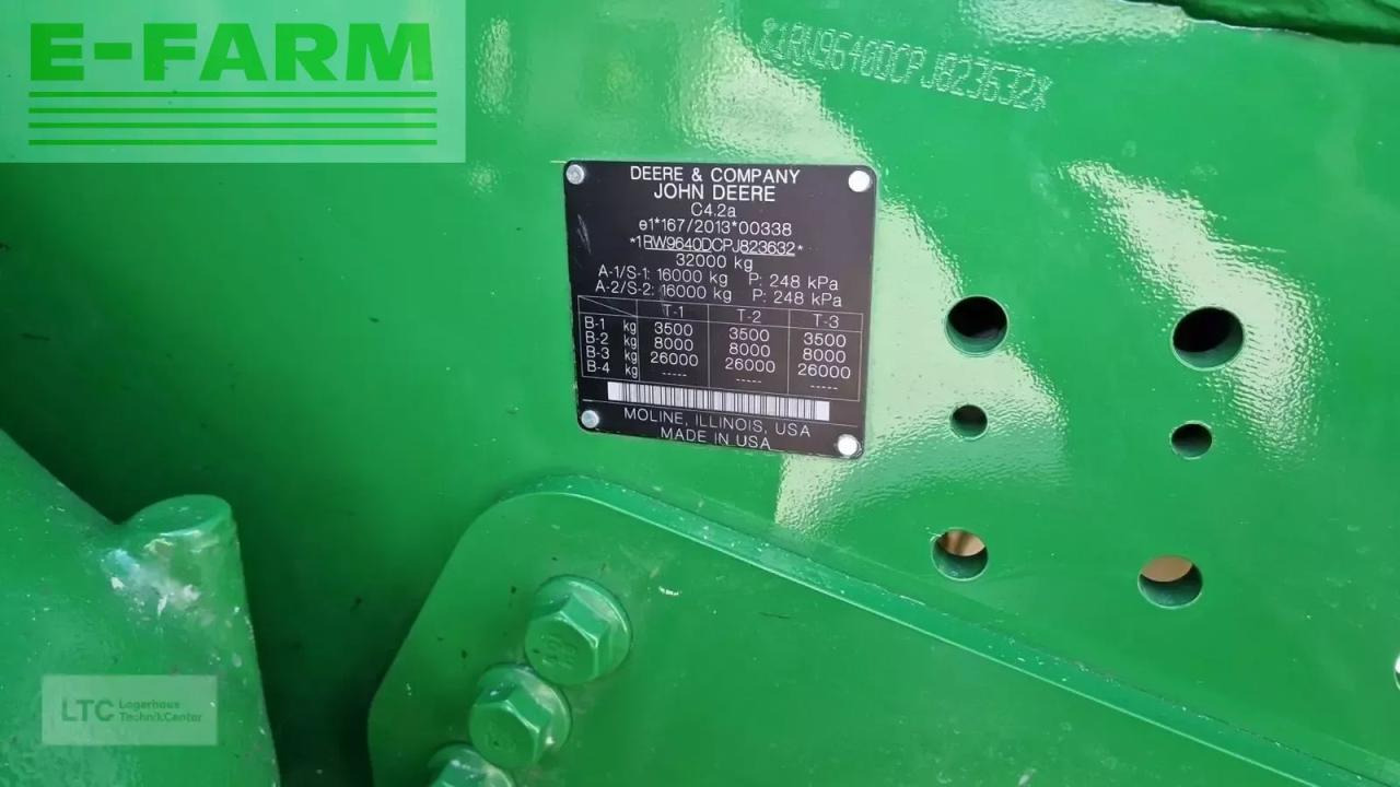 Tracteur agricole John Deere 9rx 640: photos 20