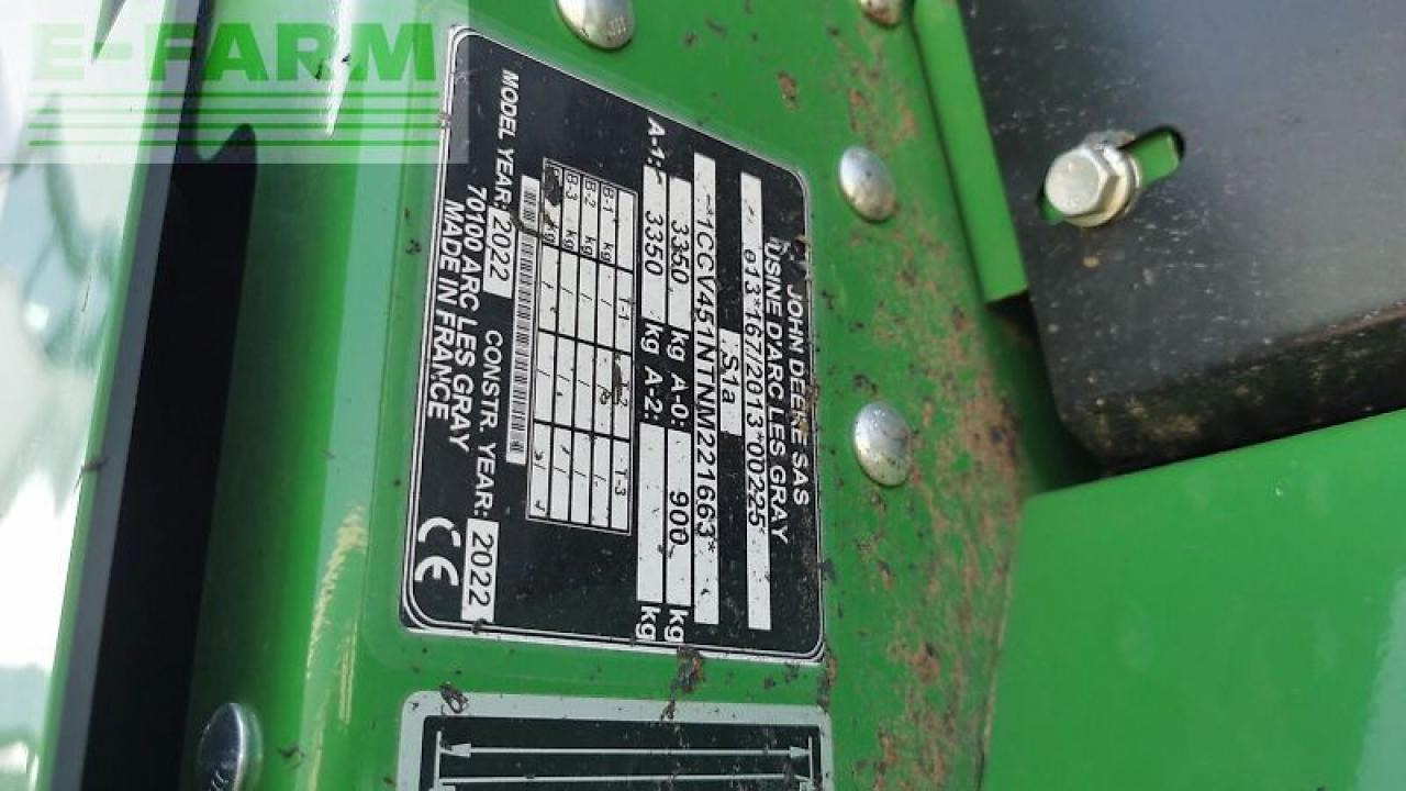 Presse à balles cubiques John Deere v 451 m hc25: photos 14