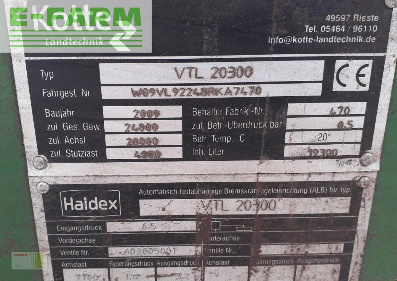 Kotte vtl 20300 - Tonne à lisier: photos 2 Kotte vtl 20300 - Tonne à lisier: photos 2