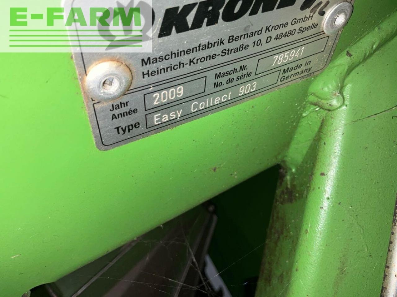 Cueilleur de maïs Krone easy collect 903: photos 8