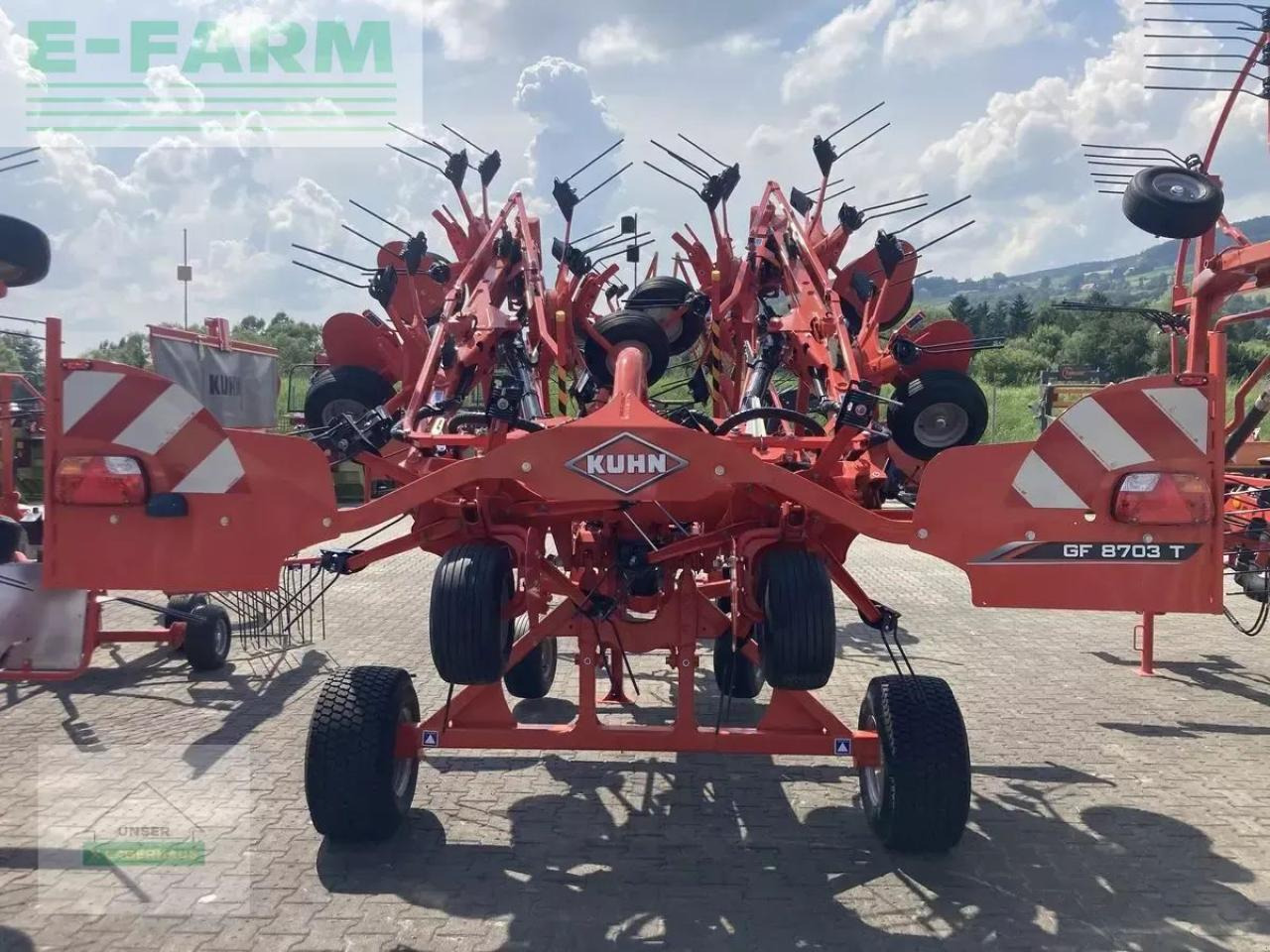 Kuhn gf 8703 t - Faneuse: photos 3 Kuhn gf 8703 t - Faneuse: photos 3