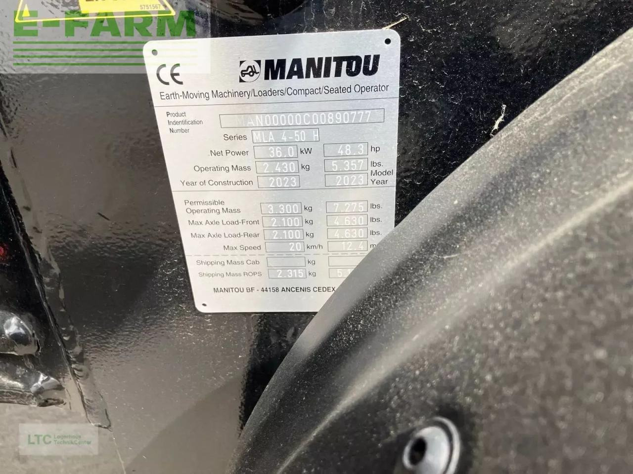 Chargeuse sur pneus Manitou manitou mla 4-50: photos 8