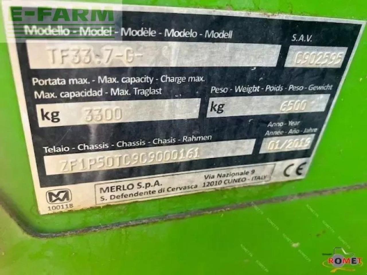 Merlo tf33-7 g - Chariot télescopique: photos 5 Merlo tf33-7 g - Chariot télescopique: photos 5