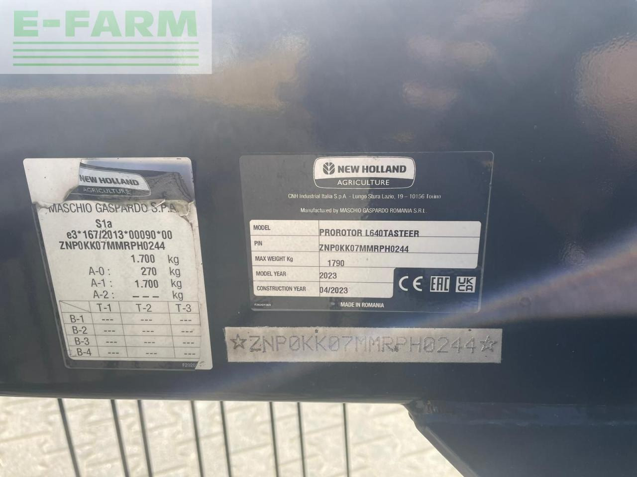 New Holland prorotor l640t - Faneuse: photos 5 New Holland prorotor l640t - Faneuse: photos 5