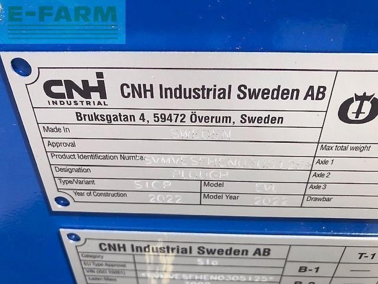 Överum evl 61080h - Charrue: photos 3 Överum evl 61080h - Charrue: photos 3