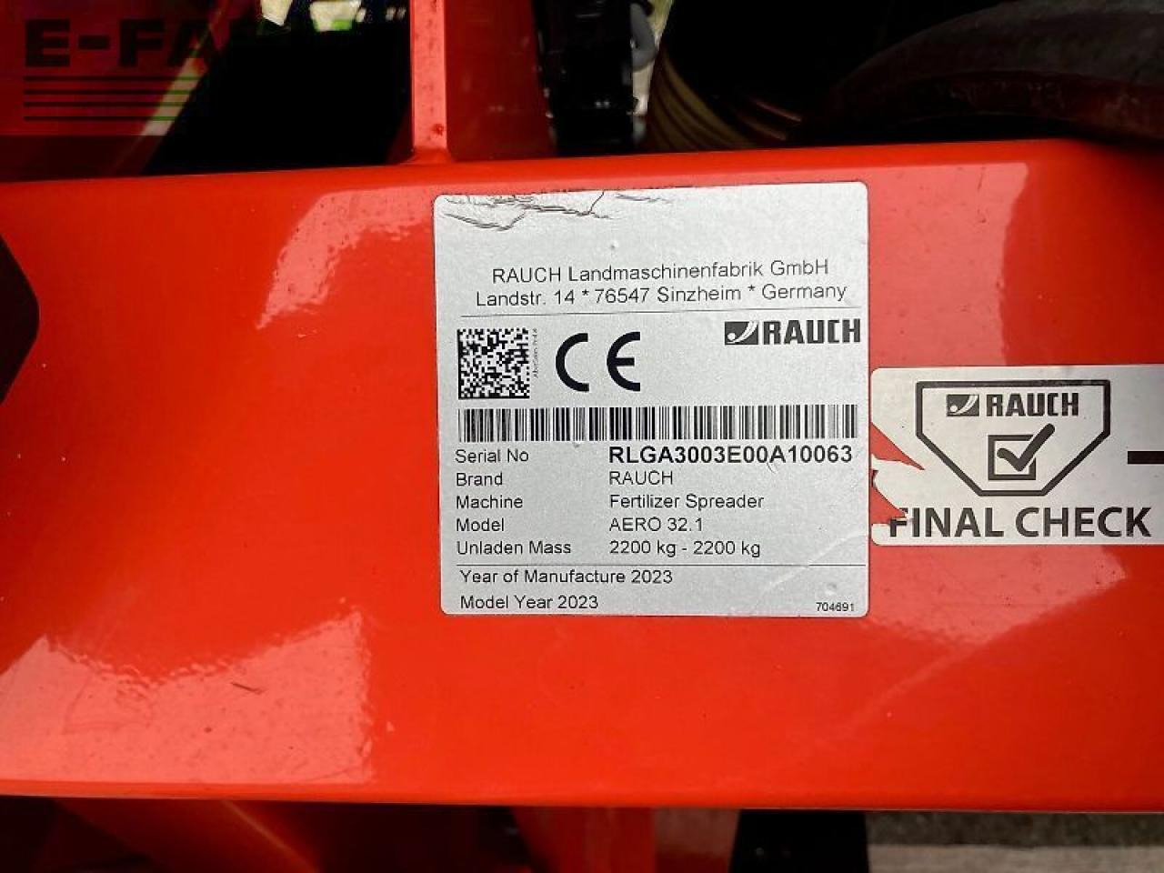 Distributeur d'engrais Rauch: photos 10