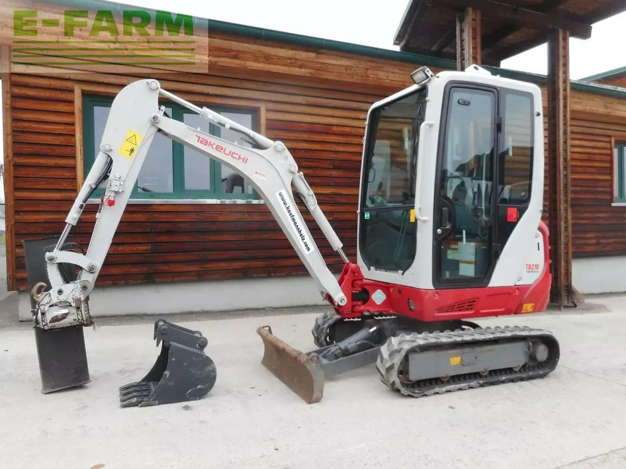 Takeuchi tb 216 ( 1.865kg ) powertilt + hydr. schnellwech - Mini pelle: photos 1 Takeuchi tb 216 ( 1.865kg ) powertilt + hydr. schnellwech - Mini pelle: photos 1