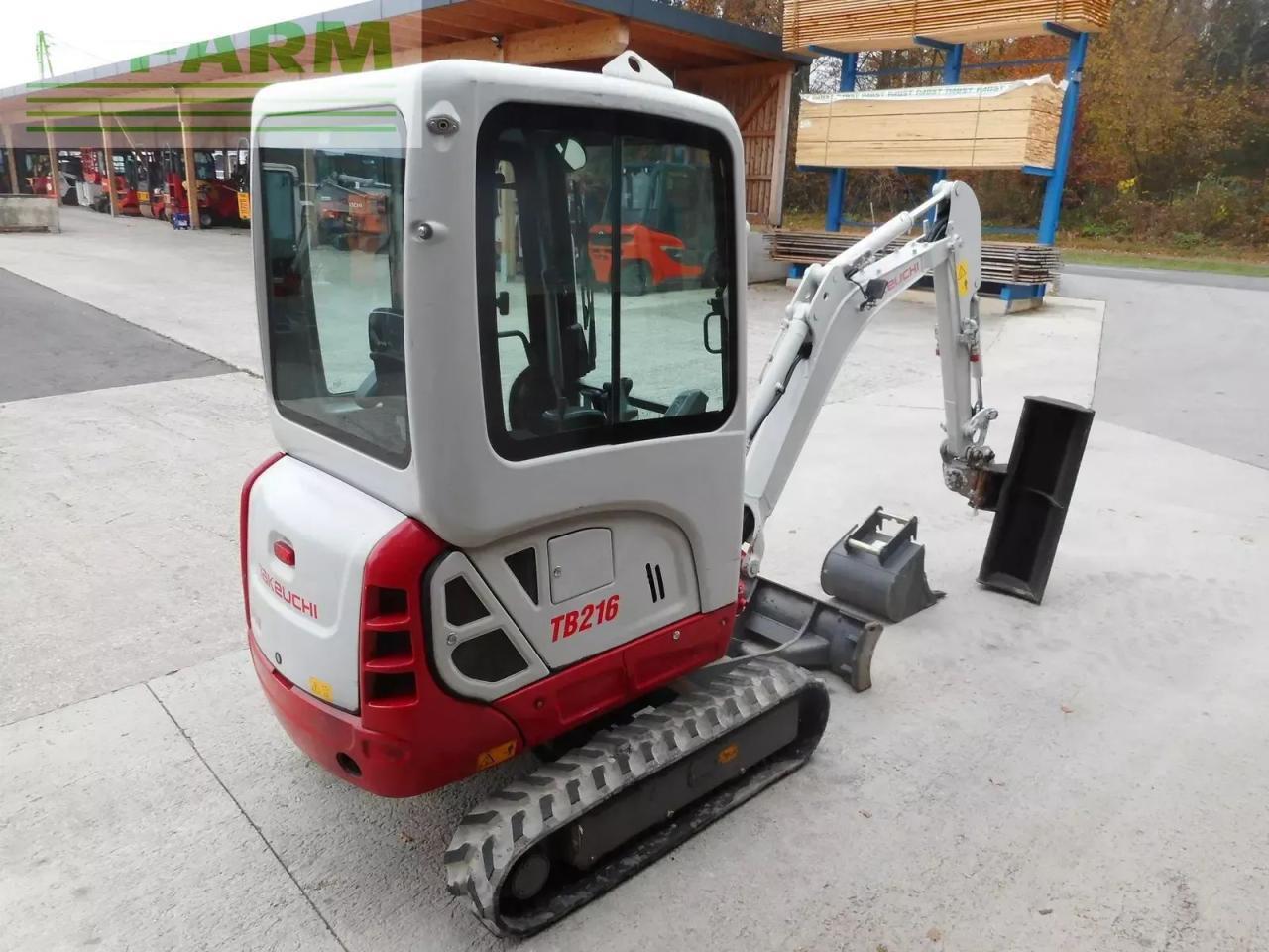 Takeuchi tb 216 ( 1.865kg ) powertilt + hydr. schnellwech - Mini pelle: photos 4 Takeuchi tb 216 ( 1.865kg ) powertilt + hydr. schnellwech - Mini pelle: photos 4