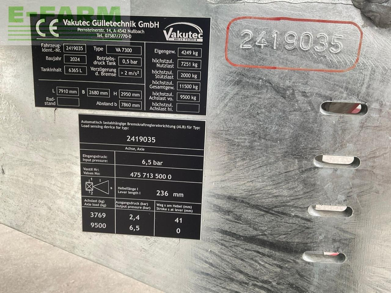 Epandeurs VA 7300: photos 9 Epandeurs VA 7300: photos 9