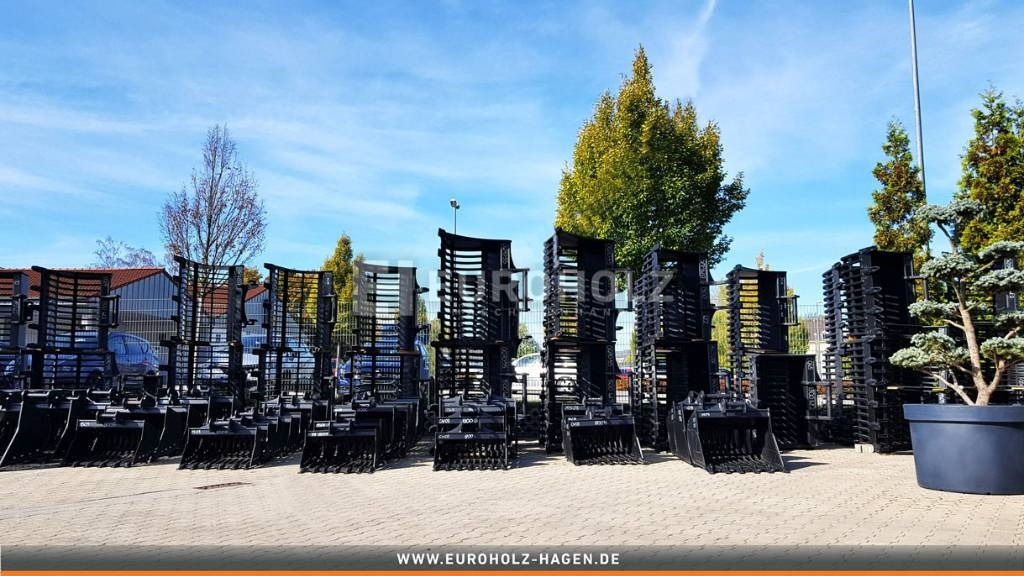 Godet pour pelle pour Engins de chantier Grabenräumlöffel hydr für MS21 MS25 2000 mm gebr: photos 13