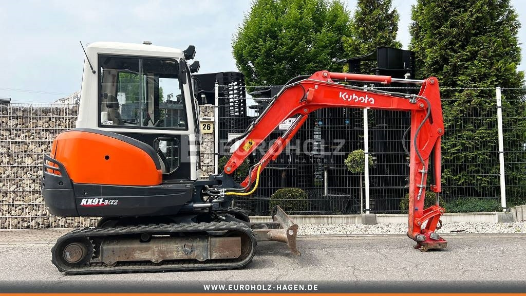 Kubota Minibagger KX 91-3 S2 mit Schnellwechsler MS03 - Mini pelle: photos 1 Kubota Minibagger KX 91-3 S2 mit Schnellwechsler MS03 - Mini pelle: photos 1