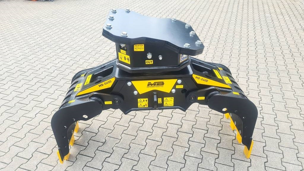 Sortiergreifer MB Crusher MB-G600 S4 6-12 t Messer - Grappin pour Engins de chantier: photos 1 Sortiergreifer MB Crusher MB-G600 S4 6-12 t Messer - Grappin pour Engins de chantier: photos 1
