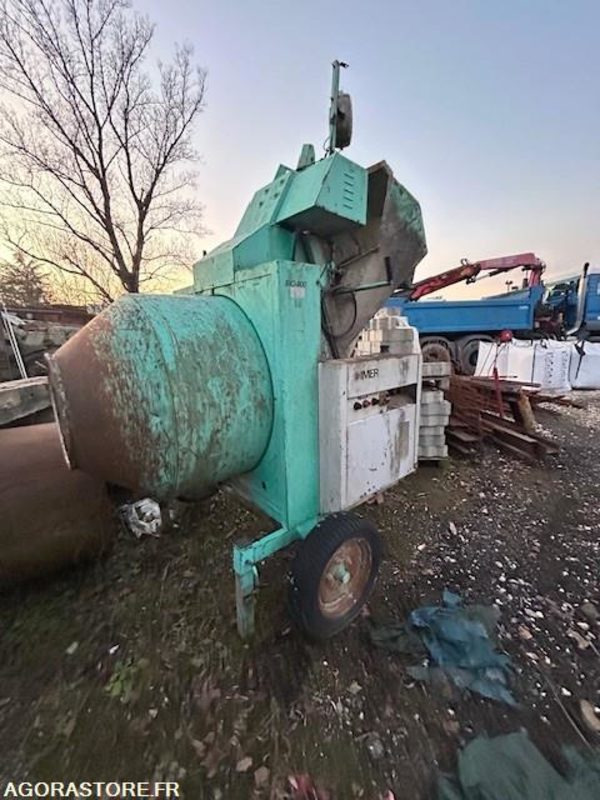 BETONNIERE IMER AVEC CHARGEUR 400 LITRES - Bétonnière: photos 2 BETONNIERE IMER AVEC CHARGEUR 400 LITRES - Bétonnière: photos 2