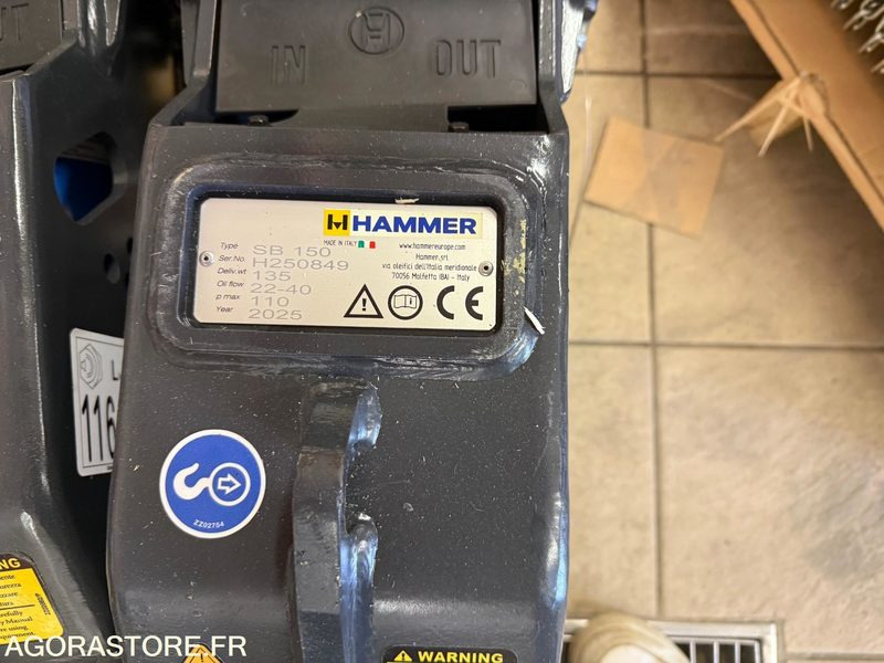 BRH HAMMER SB 150 Pelles de 1.5T - 3.8T - Marteau hydraulique: photos 4 BRH HAMMER SB 150 Pelles de 1.5T - 3.8T - Marteau hydraulique: photos 4