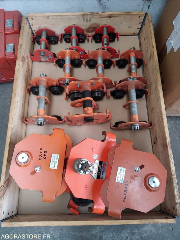 CHARIOT PORTE PALANS (lot de 12 chariots) - Outil/ Équipement: photos 1 CHARIOT PORTE PALANS (lot de 12 chariots) - Outil/ Équipement: photos 1