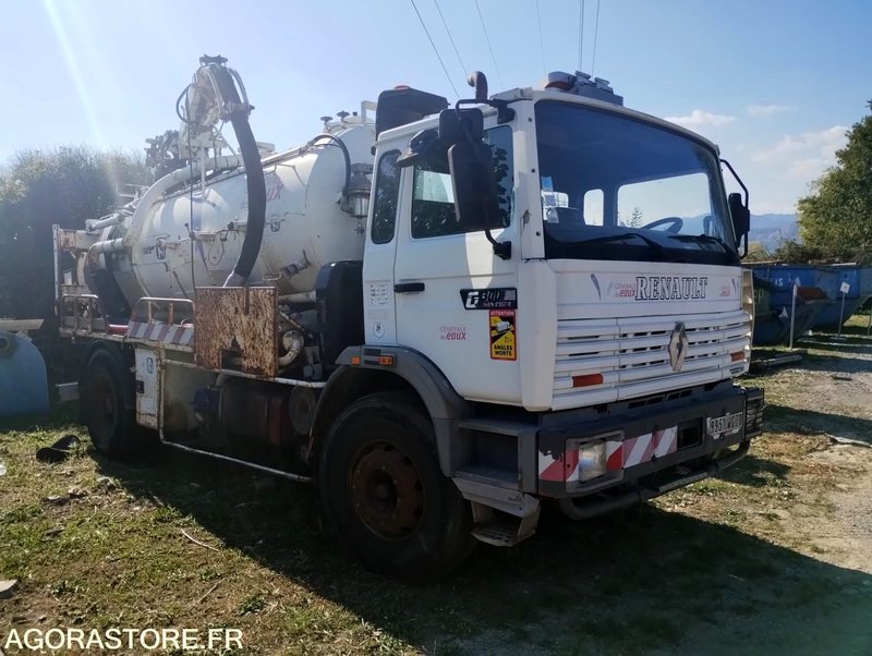 Camion 19t Hydrocureur Renault G300 Maxter 142142km – équipement Huwer - Camion hydrocureur: photos 1 Camion 19t Hydrocureur Renault G300 Maxter 142142km – équipement Huwer - Camion hydrocureur: photos 1