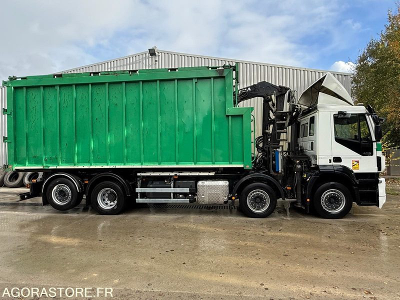IVECO 460 Euro 6 Sralis porteur 8x2 Benne et grue - Camion: photos 1 IVECO 460 Euro 6 Sralis porteur 8x2 Benne et grue - Camion: photos 1
