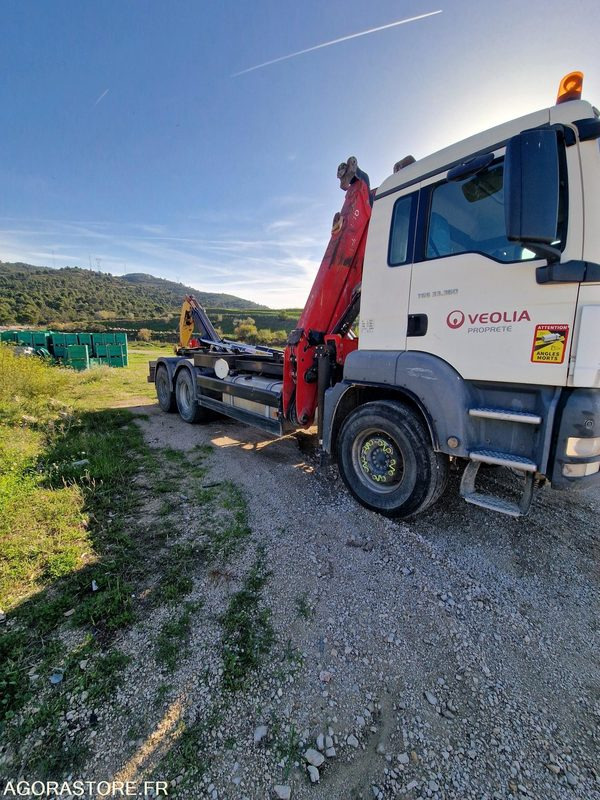 PORTEUR MOVI GRUE MAN 26T 6X4 GUIMA de 2013 - 167 500 km (R32296) - Camion: photos 3 PORTEUR MOVI GRUE MAN 26T 6X4 GUIMA de 2013 - 167 500 km (R32296) - Camion: photos 3