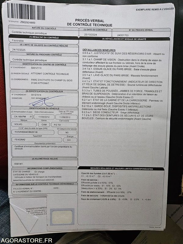 Porteur Volvo frigo - Camion: photos 4 Porteur Volvo frigo - Camion: photos 4